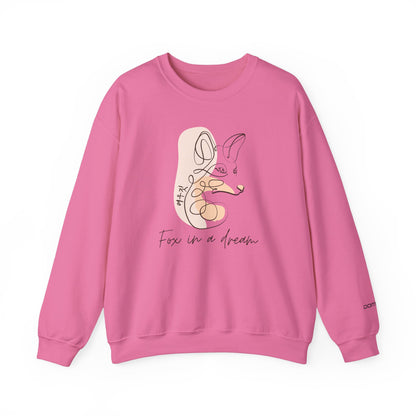 Cozy up with our Unisex Heavy Blend Crewneck Sweatshirt for Animal Fox Lovers