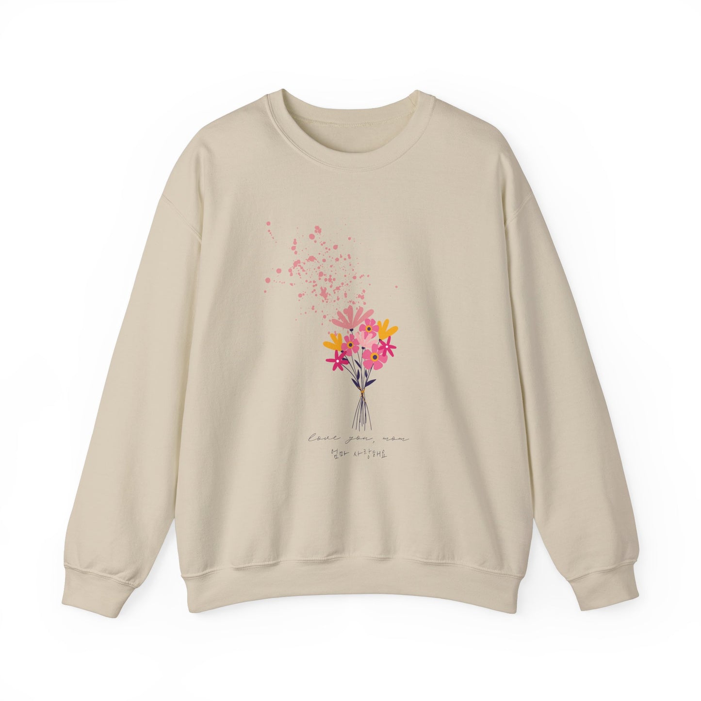 Mom's K-Drama Bliss: Retro Sweatshirt for Mother's Day - Perfect for K-Drama & K-Pop Enthusiasts