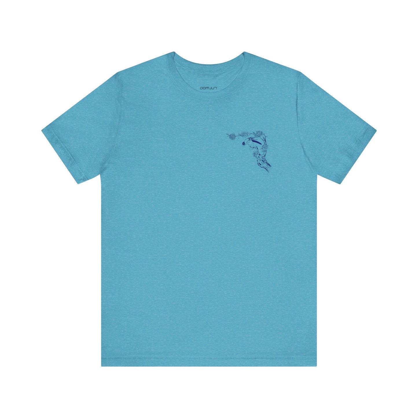 Korean Heritage: Retro Style T-shirt featuring Traditional Fork Painting and Tiger Minhwa for the K-Drama Enthusiast