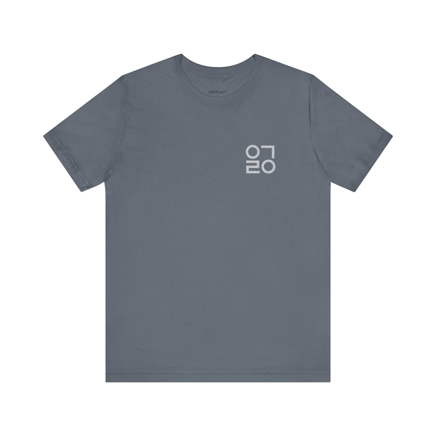 Joyful Hangul: Vintage Style Korean Tee for a Happy Life and Stylish K-Pop Enthusiast