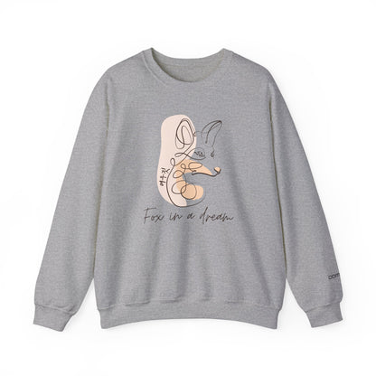 Cozy up with our Unisex Heavy Blend Crewneck Sweatshirt for Animal Fox Lovers