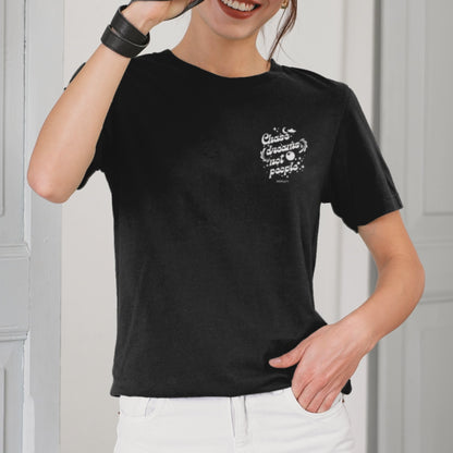 Vintage Style Korean Tee for Chase Dream, Not People and Stylish K-Pop and K-Drama Enthusiast